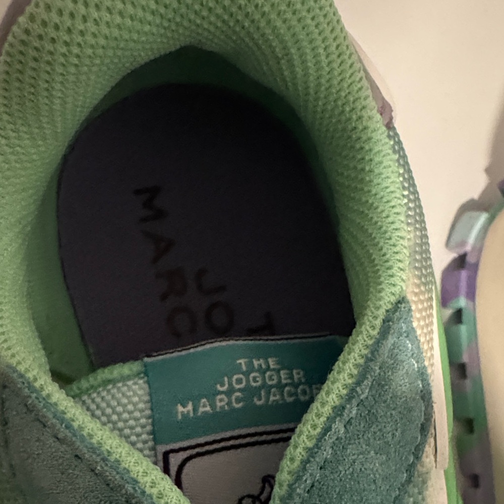 Marc Jacobs Kids Mint & Teal Retro Runner Sneakers - Picture 9 of 10
